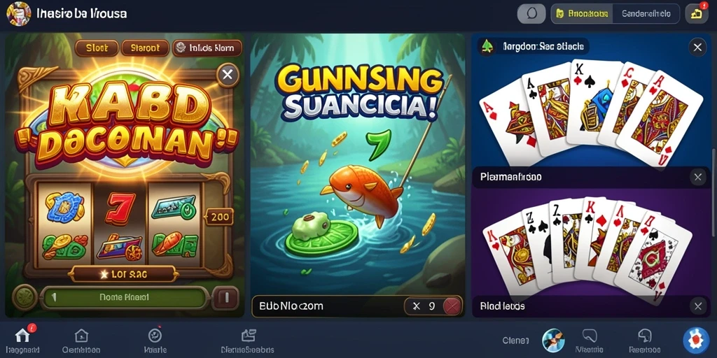 Tampilan beranda AQUASLOT yang menarik.