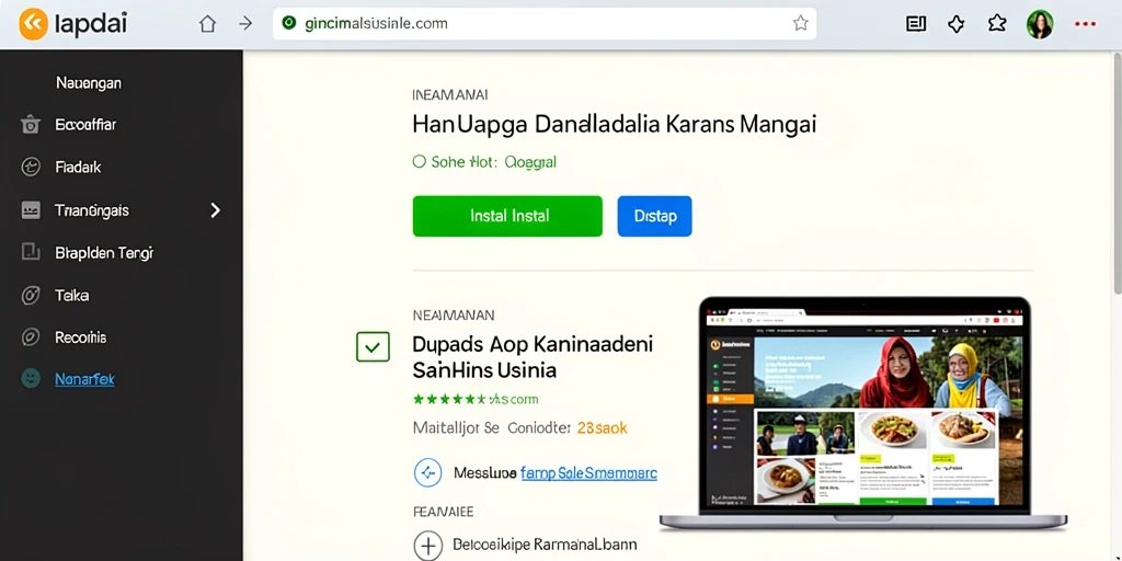 Tampilan antarmuka yang menarik dan mudah digunakan.