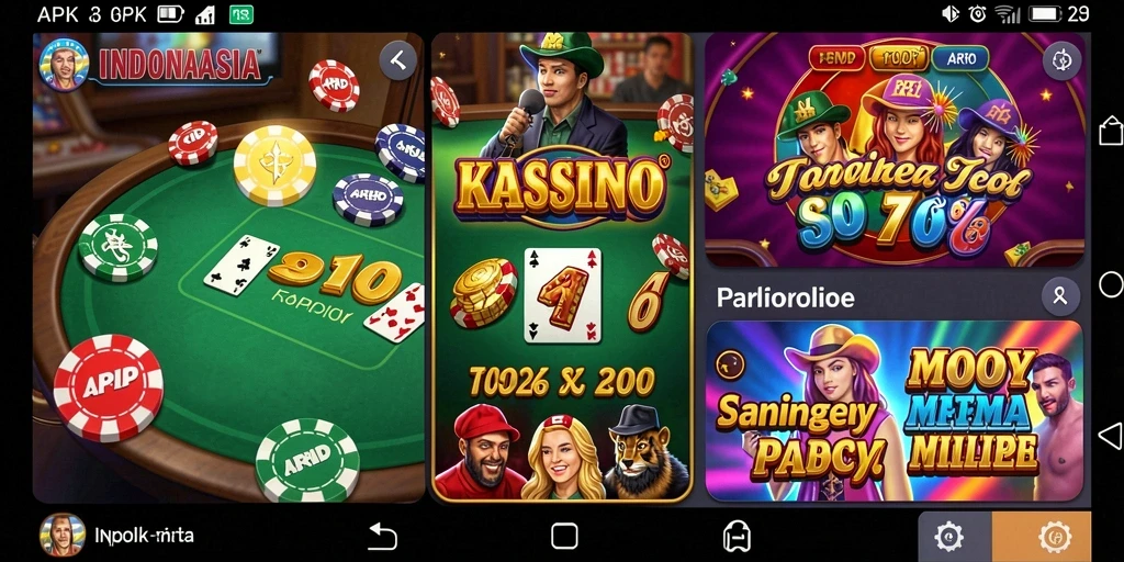 Screenshots memperlihatkan tampilan antarmuka yang menarik dan jelas.