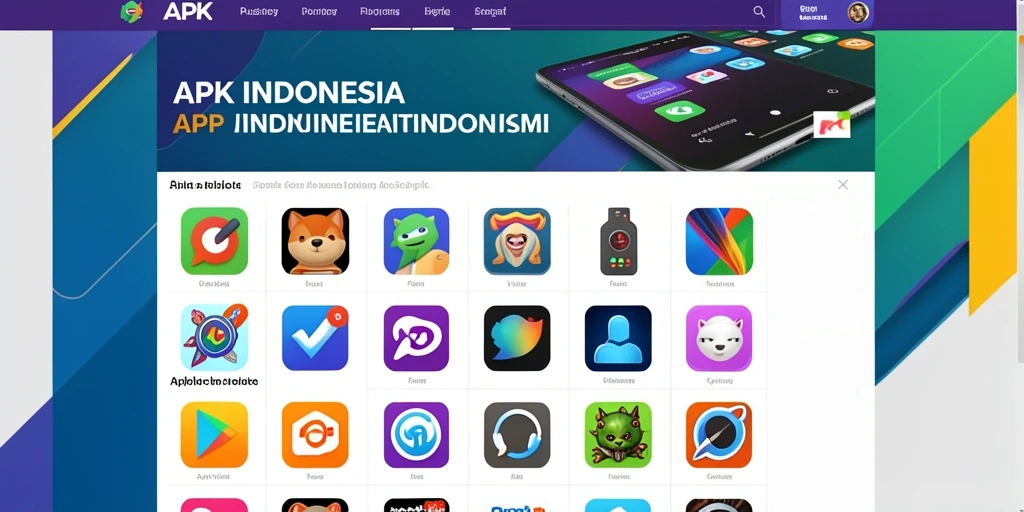 Tampilan awal yang menarik dan berwarna.