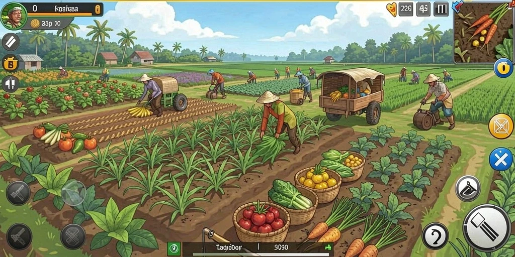 Tampilan karakter utama yang bisa kamu kustomisasi.