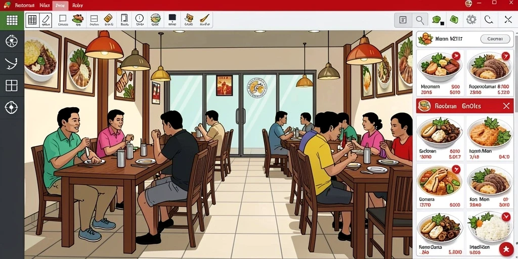 Tampilan antarmuka yang intuitif dan ramah pengguna.
