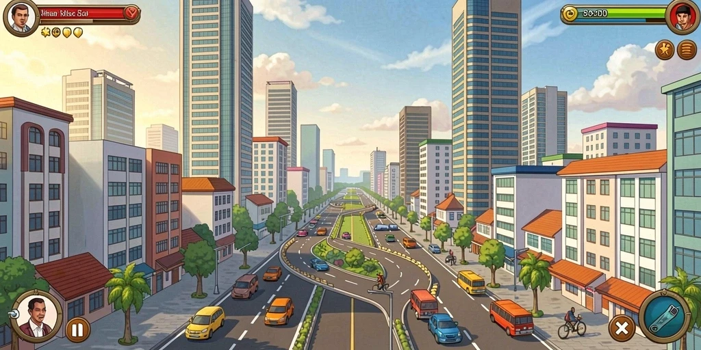 Tangkapan layar aplikasi menunjukkan antarmuka yang menarik dan mudah digunakan.