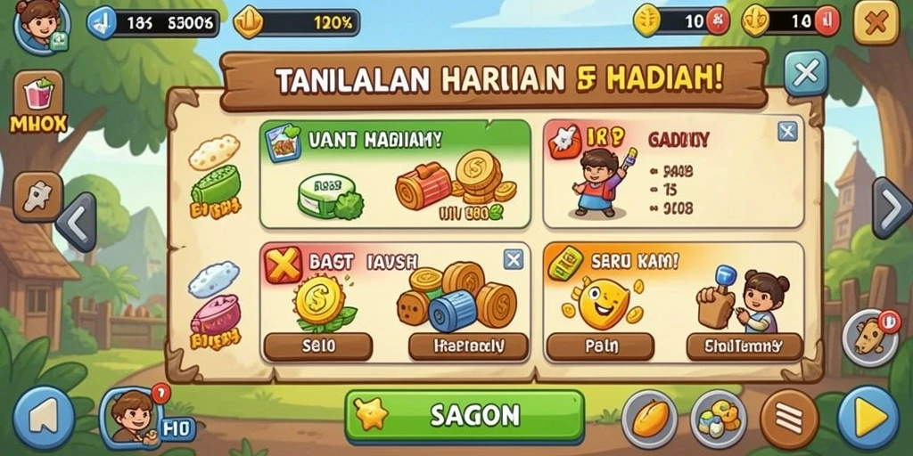 Tampilan antarmuka pengguna yang menarik dan intuitif.