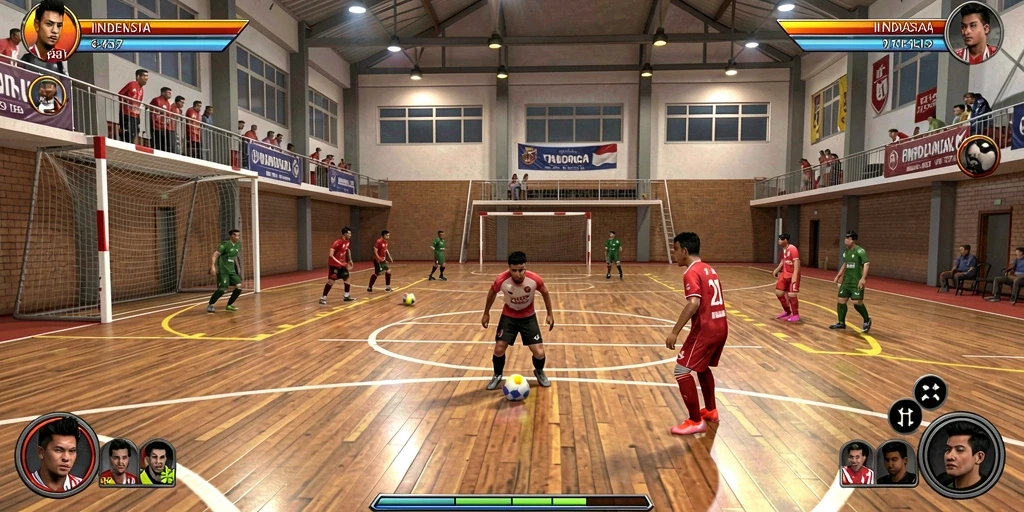 Tampilan grafis yang menarik dan modern.
