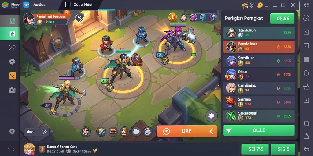 Screenshot memperlihatkan antarmuka permainan yang intuitif.