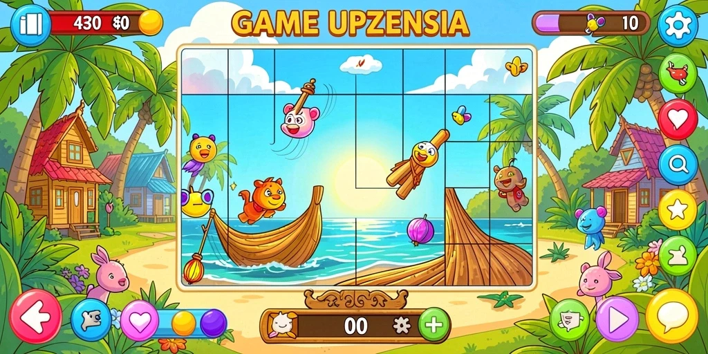 Screenshot RSNGAME: Tampilan awal yang menarik dan mudah dinavigasi.